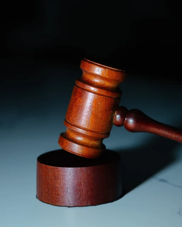 A gavel. No Judgment