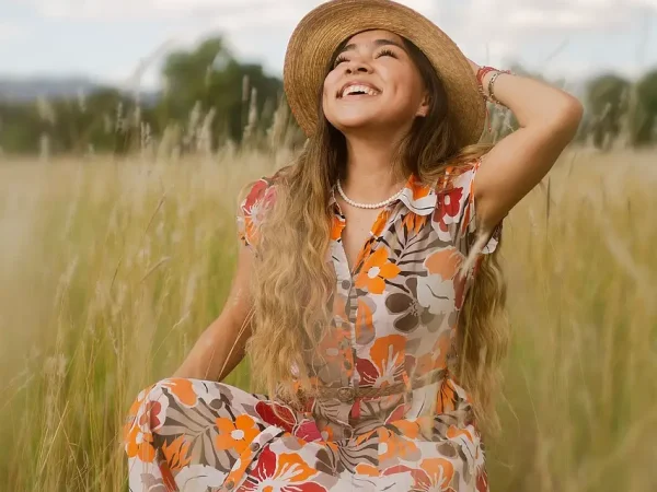 woman, field, portrait, outdoors, nature, smiling, happy, portrait, happy, happy, happy, happy, happy
